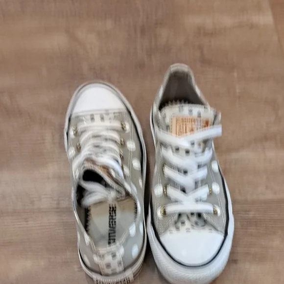 Converse Gray and White High-Top Sneakers - Picture 8 of 8